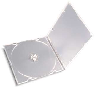 CD/DVD CLAMSHELLS SQUARE SHAPED CD/DVD Cases 200 Pak  