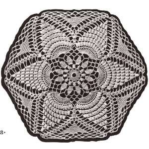 com Vintage Crochet PATTERN to make   Bedspread MOTIF BLOCK Pineapple 