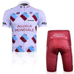 2012 AG2R cycling jersey long sleeved tenaciouslife/Perspiration 