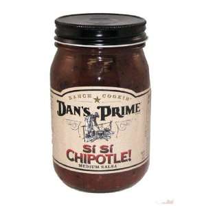 Dans Prime Si Si Chipotle Salsa (Pack of 6)  Grocery 