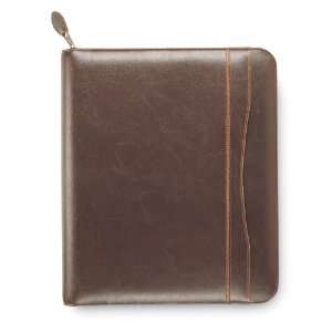  Day Timer Simulated Leather Planner, Zip Closure, Folio 
