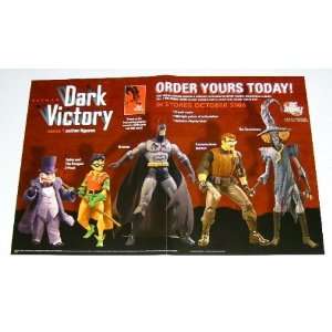 17 by 11 DC Direct Batman Dark Victory Action Figures Series 1 Promo 
