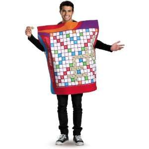 Lets Party By Disguise Inc Scrabble Deluxe Adult Costume / Red   Size 
