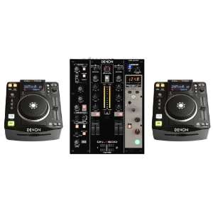  A Pair of Denon DN S700s and Denon DN X600 DJ Mixer 