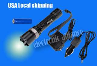 5W 500LM Mini CREE LED Flashlight Torch Adjustable Focus Zoom Light 