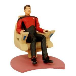   Star Trek Tng 20Th Anniversary Season 1 Riker In Chair Toys & Games