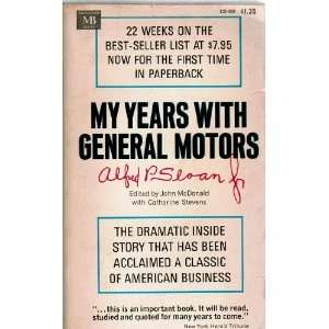   Years with General Motors (9780206140700) Alfred P. Sloan Jr. Books