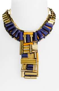 Tory Burch Embellished Collar Statement Necklace  