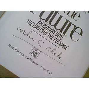  Clarke, Arthur C. Profile Of The Future 1984 Book Signed 