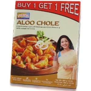 Ashoka Ready to Eat Aloo Chole (Buy 1 Get 1 FREE)  10oz  