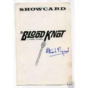  Athol Fugard The Blood Knot Signed Autograph Playbill 