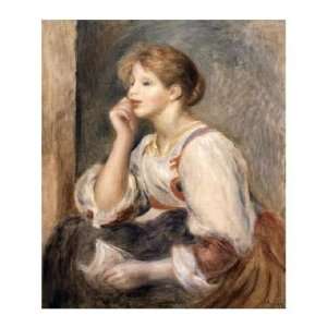  Woman with a Letter Pierre Auguste Renoir. 17.50 inches 