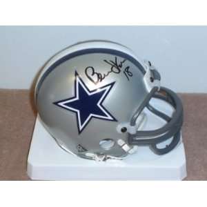 Bernie Kosar Signed Dallas Cowboys Mini Helmet