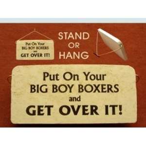 Big Boy Boxers Decorative Plaque