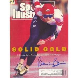  Bonnie Blair Autographed / Signed Sports Illustrated 