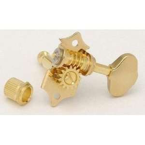   Open Gear 3x3 Gold w/Butterbean Buttons w/Screws Musical Instruments