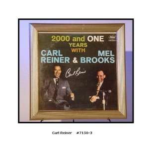 Carl Reiner Autographed/Hand Signed Album Cover 2000 And One Years