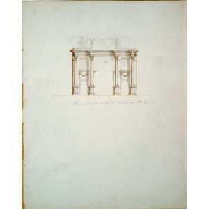   ,monuments,sketches,Charles Bulfinch,Milan,Italy,1803