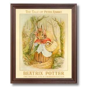   Potter Peter Rabbit Kids Room Animal Home Decor Wall Picture Cherry