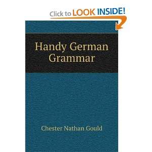  Handy German Grammar Chester Nathan Gould Books