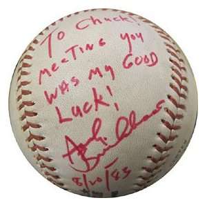   Brickhouse Autographed/Signed Official Vintage Charles Feeney Baseball