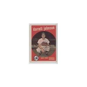  1959 Topps #533   Darrell Johnson Sports Collectibles