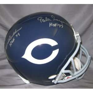  Butkus & Sayers Autographed Bears Full Size Helmet Sports 