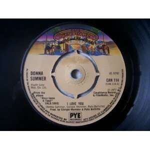  DONNA SUMMER I Love You UK 7 45 Donna Summer Music