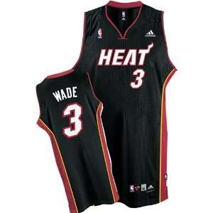Dwyane Wade #3 Miami Heat Swingman NBA Jersey Black Size L