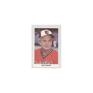    1986 Orioles Postcards #23   Earl Weaver Sports Collectibles