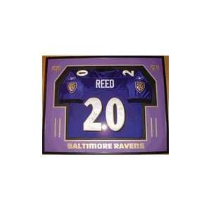 Ed Reed Autographed Jersey   with 20 Inscription