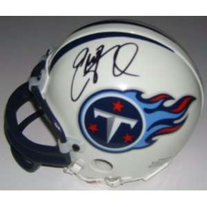  Eddie George Signed Tennessee Titans Mini Helmet Sports 