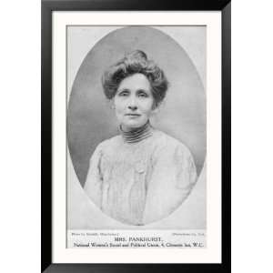  Studio Portrait of Emmeline Pankhurst Collections Framed 