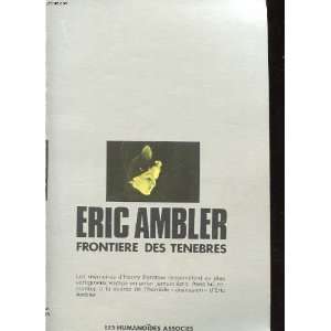  Frontiere des tenebres Eric Ambler Books