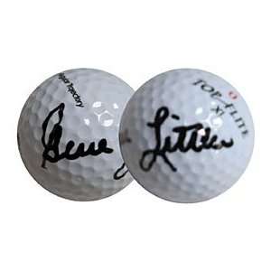  Gene Littler Autographed / Signed Golf Ball Sports 