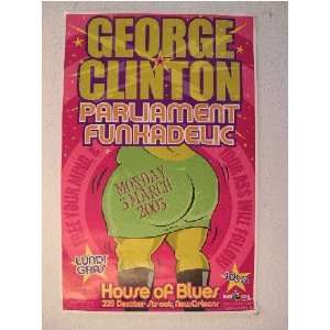 George Clinton Poster Parliament Funkadelic Bright Colr