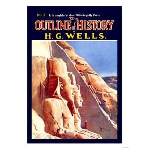 Outline of History by H.G. Wells, No. 5 Exploration Giclee Poster 