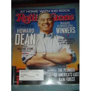   Rolling Stone Magazine February 5, 2004 Howard Dean 