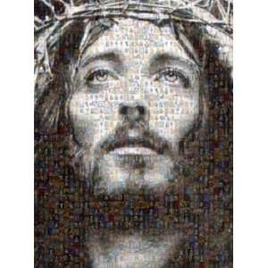  Jesus Christ HUGE Mosaic Collage of Jesus Photos By 