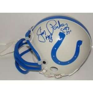 Jim Parker HOF 73 Signed COLTS Mini Helmet JSA   Autographed NFL Mini 