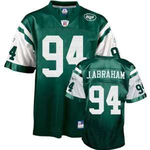  John Abraham Green Reebok NFL New York Jets Kids 4 7 
