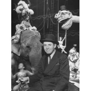 Circus Owner John Ringling North Sitting in Front of Some 