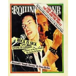 Rolling Stone Cover of Johnny Rotten / Rolling Stone Magazine Vol. 250 