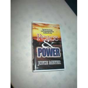  PEACE & POWER by Joyce Meyer (VHS) 