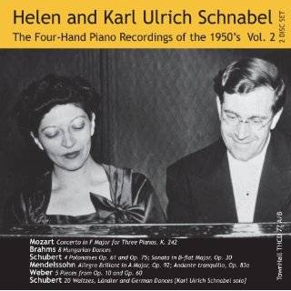   Karl Ulrich Schnabel, Mozart, Mendelssohn, Brahms and Schubert