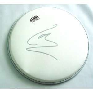  Metallica Autographed Lars Ulrich Signed Drumhead & Proof 