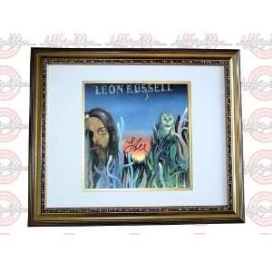 LEON RUSSELL Autographed Signed FRAMED LP Album PSA/DNA