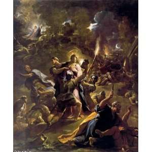 Hand Made Oil Reproduction   Luca Giordano   24 x 30 inches   Arrest 
