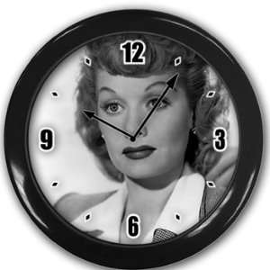 Lucille Ball Lucy Wall Clock Black Great Unique Gift Idea