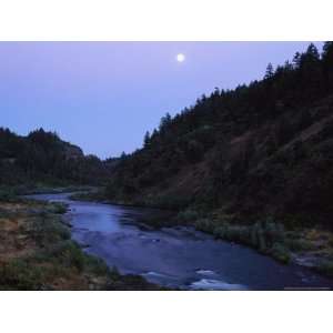  The Moon Appears over the Rogue River National Geographic 